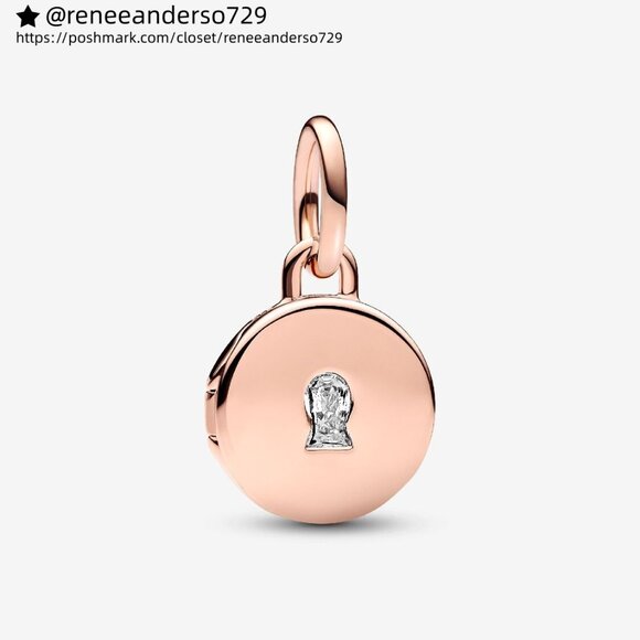 Pandora Openable & Engravable Love Locket Dangle Charm - Picture 1 of 8